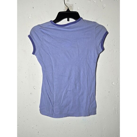 Y2K Aeropostale Monkey Graphic Baby Tee Shirt Size Medium 2000s Penguin School - Picture 2 of 8